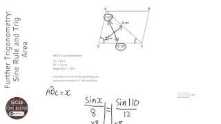 Further Trigonometry: Sine Rule and Trig Area (Grade 7) - OnMaths GCSE Maths Revision