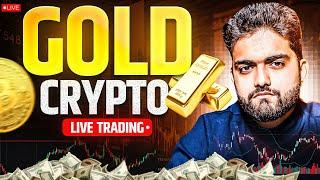 LIVE TRADING & ANALYSIS FOR CRYPTO & GOLD