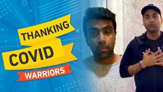 Ravichandran Ashwin & Amit Mishra Thank Those Fighting #COVID19