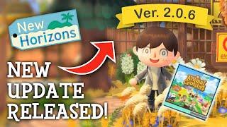 Animal Crossing New Horizons - NEW UPDATE PATCH Released (Ver. 2.0.6)