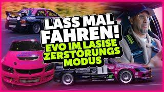 JP Performance - Lass mal Fahren! Mitsubishi Evo 9 im LaSiSe-Zerstörungsmodus!