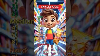 Can You Name These Snacks Before Time Runs Out?  | Easy to Impossible