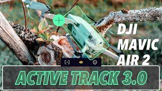 DJI Mavic Air 2 | Activate and set Active Track 3.0 | Drone lands in cherry tree | German