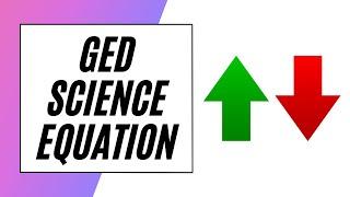 Master GED Science Equations – Without Values!