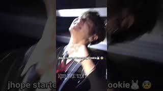 Taehyung's jealousy overloaded when jhope start touching his kookie #bts #taekook #shorts