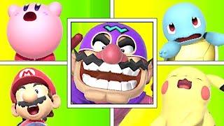 Every Character's Reaction & Animation To Wario's Final Smash In Super Smash Bros Ultimate
