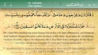 029   Surah Al Ankabut by Mishary Al Afasy (iRecite)