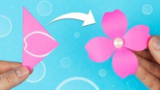 Make Beautiful Paper Flowers in Minutes! Easy Paper Craft