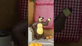 The Hen Stories with Toys - Masha and the Bear Original Stop Motion Short