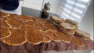 BACIMLA BIRLIKTE YEGENIMIN EVINDE LAHMACUN YAPTIK