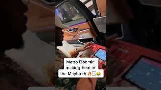 Metro Boomin Making Heat in the Maybach 