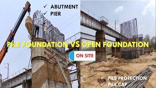 Pile Foundation and Open foundation/Protection pile/Major Bridge construction/Abutment/Pier