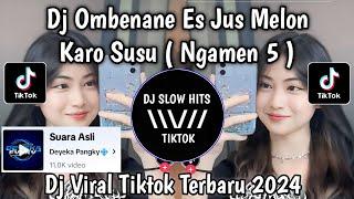 DJ NGAMEN 5 REMIX SLOW ( OMBENANE ES JUS MELON KARO SUSU ) SLOW REMIX VIRAL TIKTOK TERBARU 2024