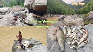 Cast net fishing at tizu river || Longi Vlogs ||