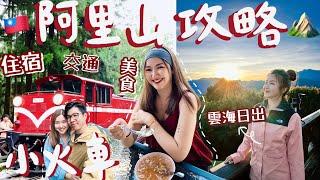 ◤台灣阿里山吃住交通全攻略◢ 兩日一夜行程️人生必坐阿里山小火車第一次看日出觀星神木美景步道🪵必吃地道餐廳過百年歷史的奮起湖老街️Suenn Wong #阿里山 #阿里山森林園區