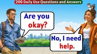 English Speaking Practice for Beginners | 200 Daily Use Questions and Answers