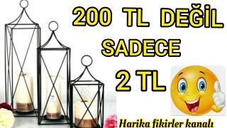 FERFORJE GÖRÜNÜMLÜ SÜPER KAFES FENER MUMLUK  #Recycle #pipettengeridönüşüm #Ferforjemumluk Decor