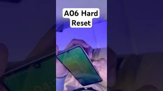 Samsung A06 hard reset/ factory reset / Reboot