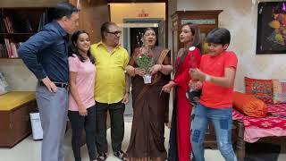 Aanjjan Srivastav return to the sets of Sony SAB's Wagle Ki Duniya