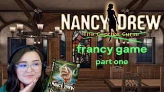 FRANCY GAME (bye ned) | Nancy Drew Captive Curse Stream - Part One