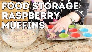 Food Storage Raspberry Muffins