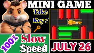 mini game puzzle solution July 26 Hamster kombat ️ #SLOW #SPEED ⏩