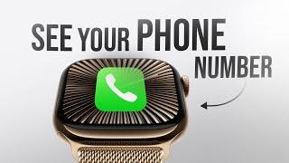 How to See My Phone Number on Apple Watch (tutorial)