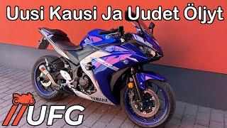 Yamaha R3 Öljynvaihto │ Uusia Moottoripyörävarusteita!