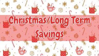 Let's Save for Christmas and Long Term Goals! #savingschallenges #christmas