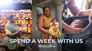 WEEKLY VLOG: Baby Goes To Church, Grocery Shopping, Immunisation, Cooking and More | Nigerian in SA