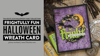 Frightfully Fun Halloween Wreath | NEW Tim Holtz Sizzix Halloween Vault Collection