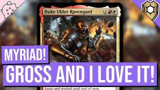 Myriad! Gross...I Love It! | Duke Ulder Ravengard | Commander Legends Baldur's Gate Spoiler | MTG