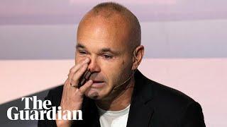 Emotional Andrés Iniesta announces retirement through 'tears of emotion and pride'