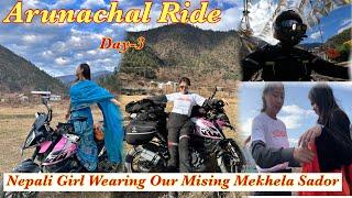 Arunachal Ride||Yeh Nepali Bandi Ko Pehli Bar Mekhela Sador Pehena Diya @SURAKSHYAKCOFFICIAL