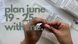 plan with me | week of june 19 - 25 | for the planner girls