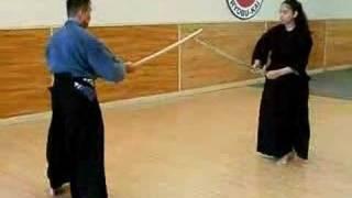 Kenjutsu Practice - Bruce Nguyen and Alexis