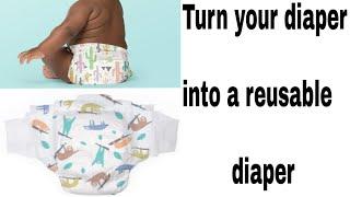 How to make a reusable diaper