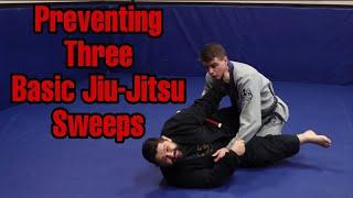 Defending Basic Sweeps from the Guard in Jiu-Jitsu