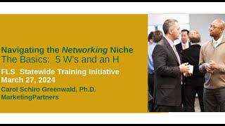 Navigating the Networking Niche - Part 1 -  Five Ws and an H