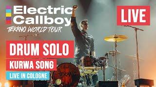 Electric Callboy  - DRUM SOLO / KURWA SONG - LIVE in Cologne (Lanxess Arena 2023)