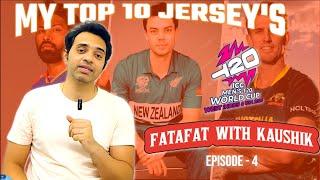 FATAFAT With Kaushik | Episode - 4 | My Top Jersey's in T20WC 2024 @Kaushiknc