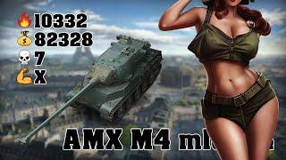 AI commented replays | AMX M4 mle. 54, 10332 damage, 7 destroyed