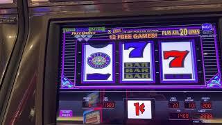 Slot Machine # 13 - Double Triple Diamond Slot Machine Resort World Hudson Valley New York