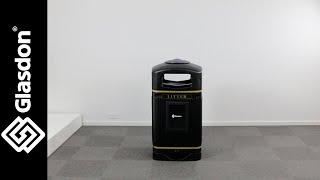 Glasdon UK | Demonstration | Glasdon Jubilee™ 110 Litter Bin