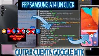 FRP SAMSUNG A14 QUITAR CUENTA GOOGLE CON UNLOCKTOOL UN CLICK EN MTK A146