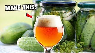 DILL PICKLE BEER | Kettle Sour Gose Recipe (All Grain)