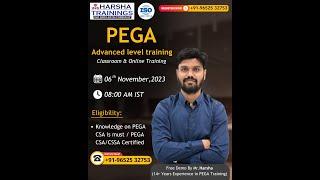 Update to Pega New Batch Students from Harsha Sir | Contact For Pega Training +91- 9652532753