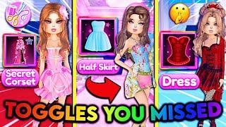 NEWER Toggles YOU Might've MISSED In DRESS TO IMPRESS! | ROBLOX Secrets in DTI