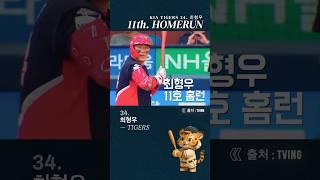 기아 최형우11호 홈런  #기아 #야구 #기아타이거즈 #타이거즈 #최형우 #홈런