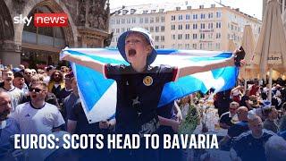 Scotland fans party in Munich ahead of Euro 2024's opening game against Germany